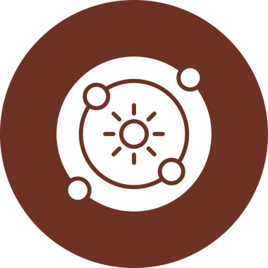 Güneş Simgesi Vektör illüstrasyonu