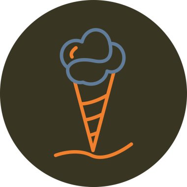 Modern b 'nin vektör illüstrasyonu şemsiye simgesinden yoksun