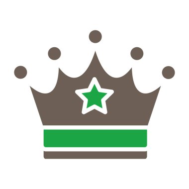 Taç logo tasarlamak vektör