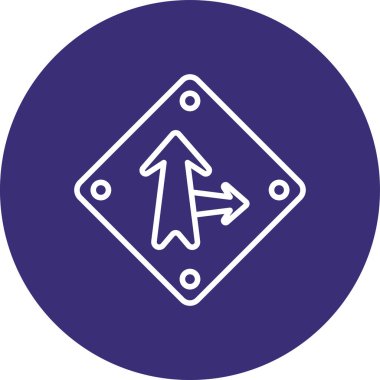 ok simgesi, vektör illüstrasyonu