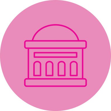 Benzersiz yapı vektör çizgisi simgesi