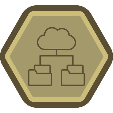 Bulut hesaplama. Web simgesi