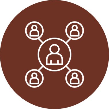 şebeke. Web simgesi vektör illüstrasyonu