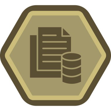 veri biçimi web simgesi, vektör illüstrasyonu