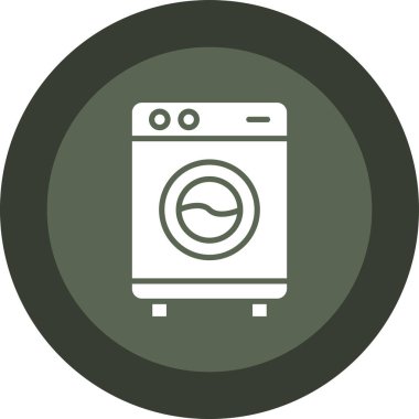 çamaşır makinesi dairesel simgesi