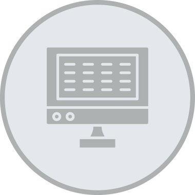 laptop vektör simgesi modern basit tasarım