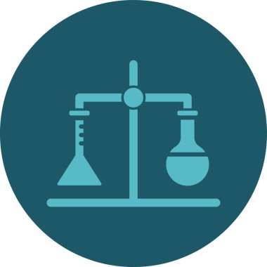 Bilim vektörü simgesi modern basit vektör illüstrasyonu