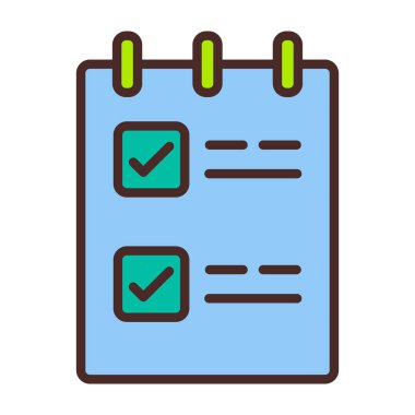 Takvim simgesi vektör illüstrasyonu