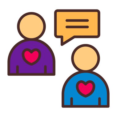 Kalpli konuşma balonu