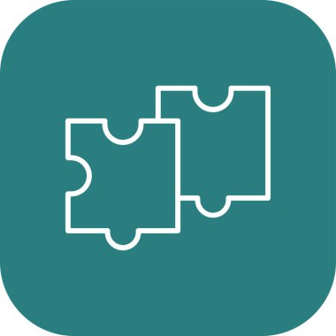 yapboz simgesinin vektör illüstrasyonu