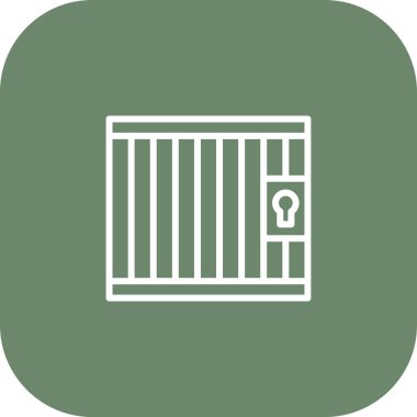 Modern b 'nin vektör çizimi çit simgesinden yoksun