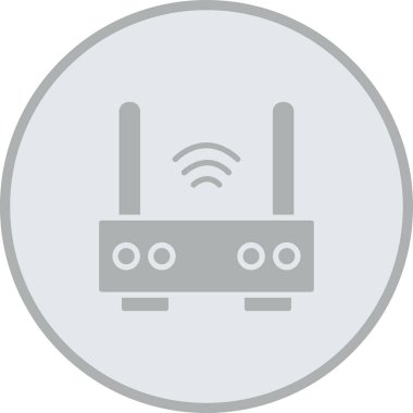 Wifi yönlendirici vektör simgesi