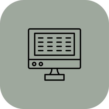 izleyici ikon vektör illüstrasyonu