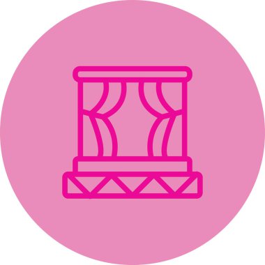 sütun simgesinin vektör çizimi