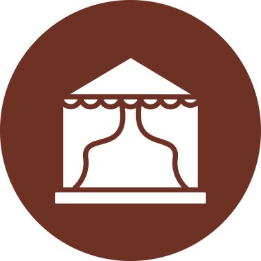 Bir binanın vektör illüstrasyonu