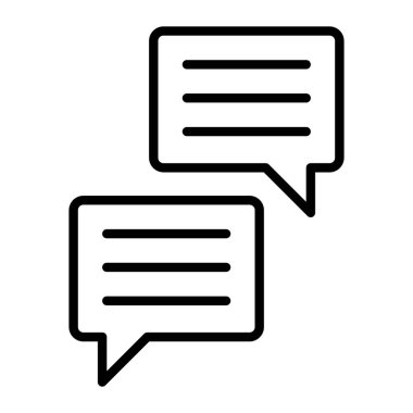 konuşma kabarcığı vektör çizimi