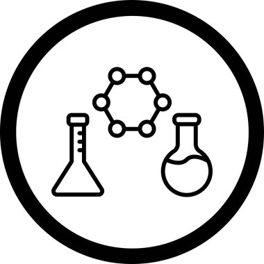 Bilim simgesi vektör illüstrasyonu