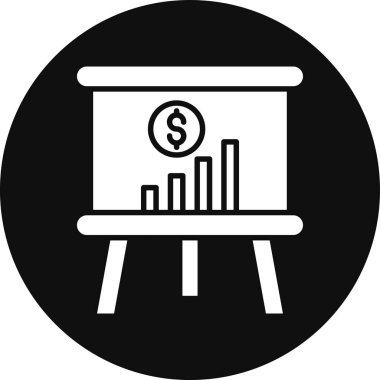 iş grafiği simgesi, vektör tasarımı