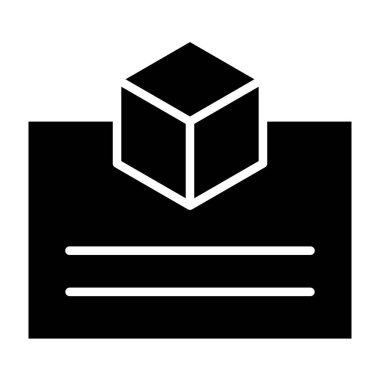 kutu simgesi vektör illüstrasyonu