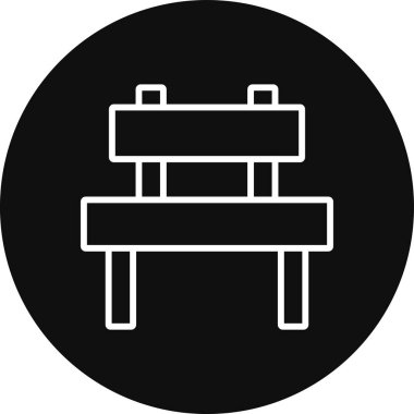 bank ikonu vektör illüstrasyonu