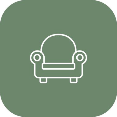 kanepe vektör illüstrasyon simgesi