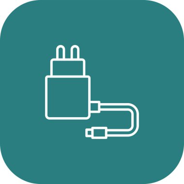 vektör elektrik istasyonu simgesi