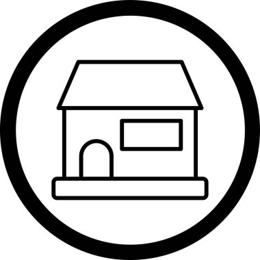 Vektör evi ico, vektör illüstrasyonu