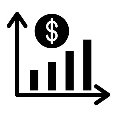 iş grafiği vektör çizgisi simgesi dekoru