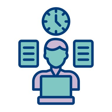 İş görüşmesi. Web simgesi