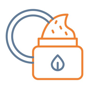 süt ve meyve suyu çizgisi vektör simgesi.