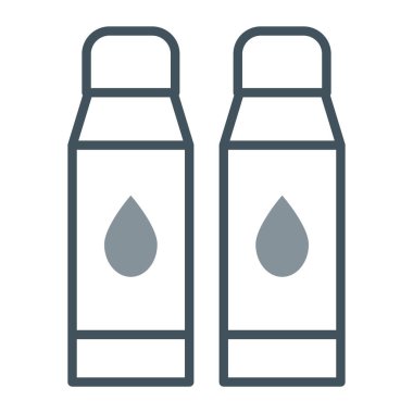 Su şişeleri. Basit tasarım