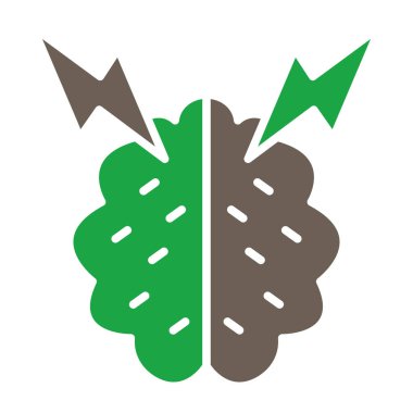 Bitki. Web simgesi basit illüstrasyon