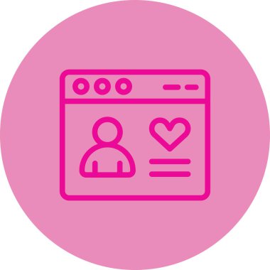 Vektör illüstrasyonu, seo modern simge