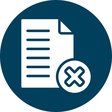 Dosya simgesinin vektör illüstrasyonu