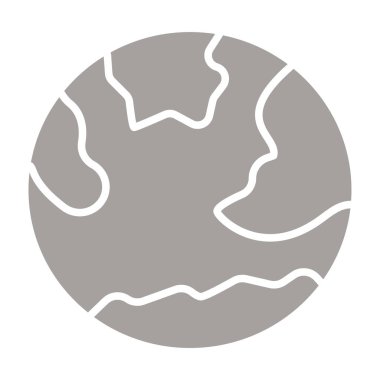 dünya simgesi, vektör illüstrasyon tasarımı