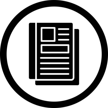 Belgenin vektör illüstrasyonu