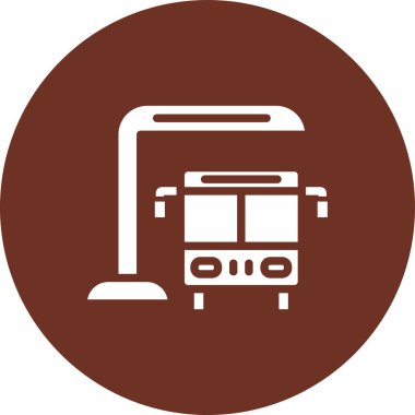 tren. Web simgesi basit illüstrasyon