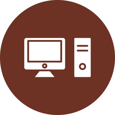 bilgisayar simgesi vektör illüstrasyonu