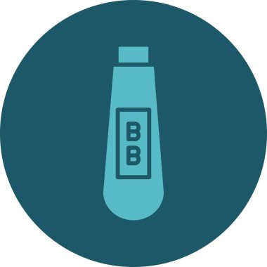 b şişe simgesinin vektör çizimi