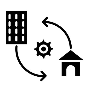 Ev inşa simgesi, özet biçimi