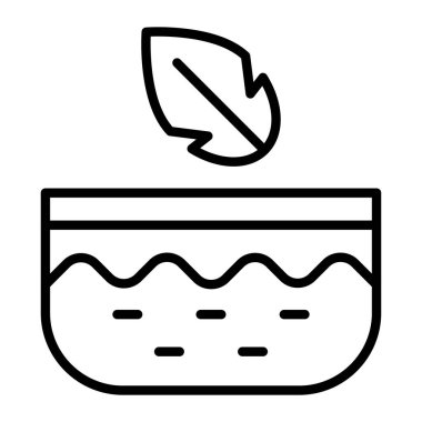 bitki simgesi vektörü. özet bitki simgesi