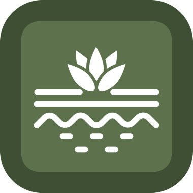 Doğa simgesinin vektör illüstrasyonu