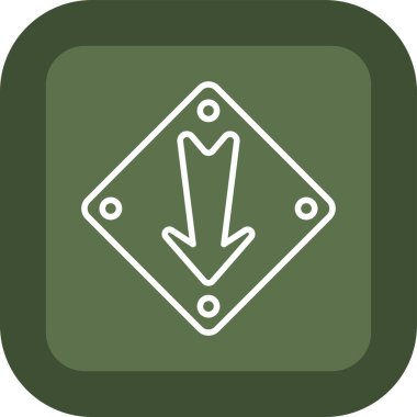 ok simgesi, vektör. düz tasarım biçimi