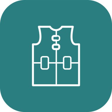 Eşsiz Sırt Çantası Vektör Satırı Simgesi