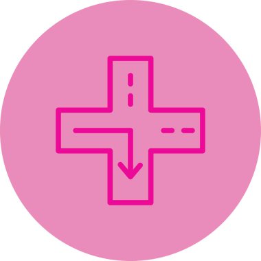 çapraz simgenin vektör illüstrasyonu