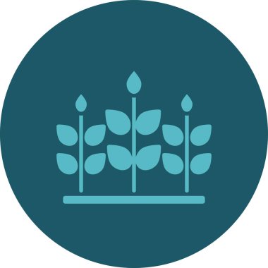 beautiful flower vector line icon