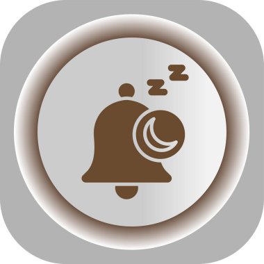 Alarm saati simgesi vektör tasarım çizimi