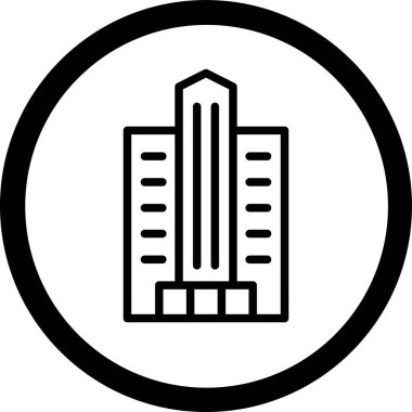 Modern bir simgenin vektör illüstrasyonu