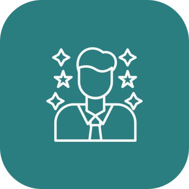 İnsan simgesinin vektör illüstrasyonu