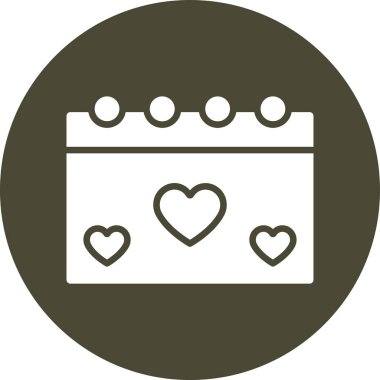 Aşk simgesinin vektör illüstrasyonu